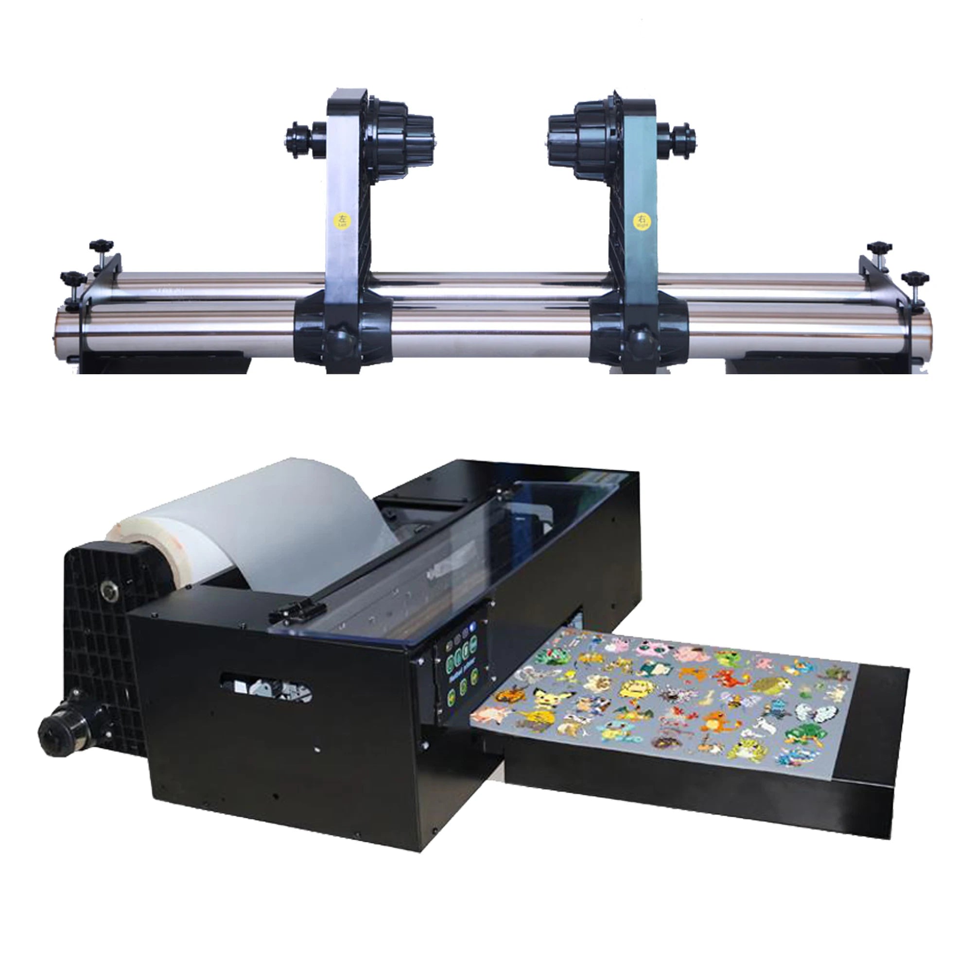 DTF Inkjet Printer Parts Roll Holder for  L1800 Printer Printing DTF Pet Film Feed Paper Good Working
