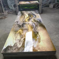 High Quality Pvc Uv Stone Marble 3d Sheet Wall Panel 3d Design Waterproof Panel Uv Sheet