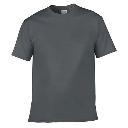 Manufacturer Plus Size Men's Shirts 220gsm Heavyweight T-shirt 100% Thick Custom Drop Shoulder Cotton Plain Oversized Tshirt