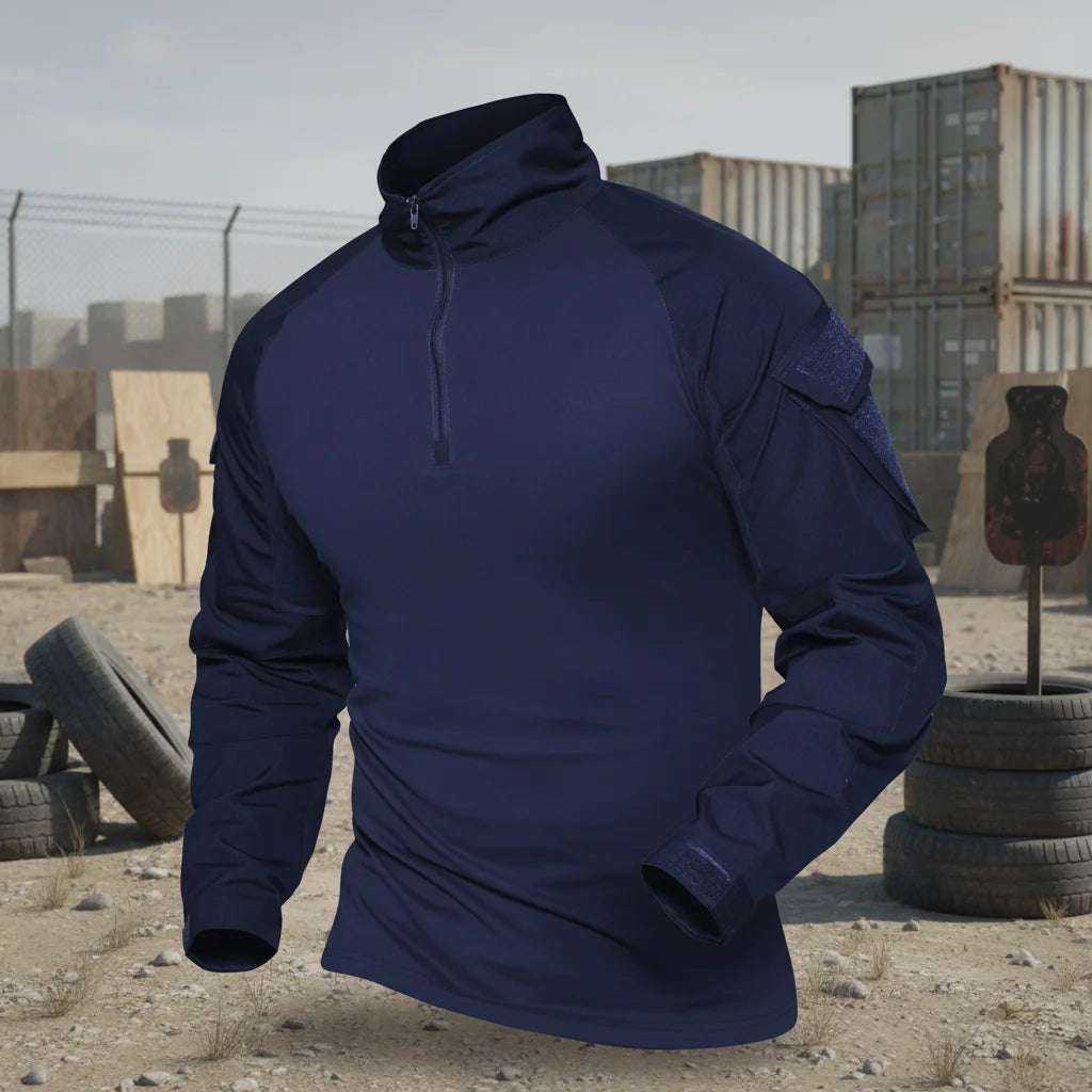 Men's Frog Shirt Long Sleeve for Uniform Shirt for Body Building Training Frogman T-Shirt Hiking Hunting Duty Tactical Shirt
