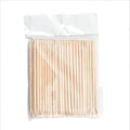 100pcs Double Dnded Manicure and Pedicure Tools Disposable Orange Wooden Nail Sticks Nail Tools