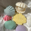 Korean Ins Geometric Shell Soy Wax Candle-Handmade Art Candle for Home Decor Valentine's Day & Wedding