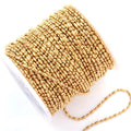 1.5mm 2mm 2.4mm Best Product Fashion Silver Gold Stainless Steel Chain Jewelry Beads Necklace in Meter