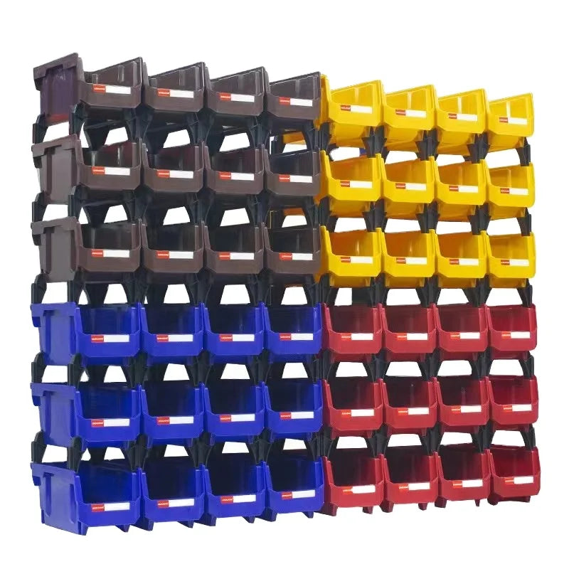 Customizable Color Logo PP Plastic Storage Bins for Clothing & Garage-Space-Saving Multifunction Foldable Wall-Mounted Design