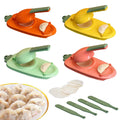 New Arrivals Kitchen Gadgets New Year Tool DIY Plastic Machine Manual 2 in 1 Dumpling Maker for Press Dumpling Maker Molds