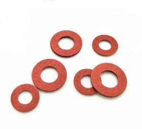 27.4mm Od X 8.5mm Id X 3mm Thick OEM Various Red Flat Fiber Washers for Transformer