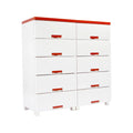Modern 10-Drawer ABS Plastic Storage Cabinet Foldable Conveniently Assembled Household Bedroom Armoire Cupboard Locker Newly