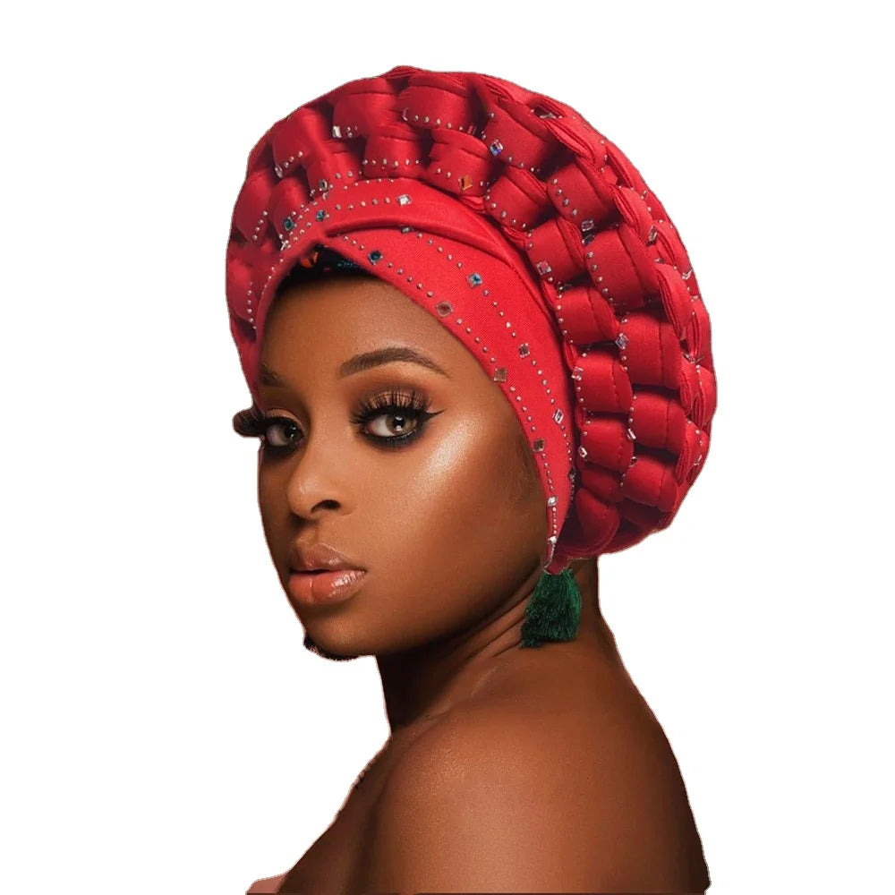 New Muslim Foreign Trade Space Layer Scalding Braids Hats Amazonian National Hats