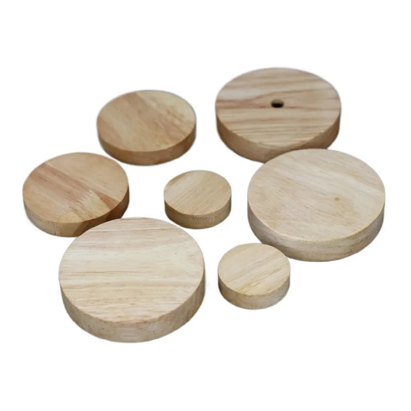 Custom Shape Blank Wooden Slices Wood Crafts Unfinished Wood for DIY Color Painting Circles Carving Home Decoration