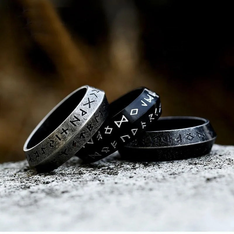 Wholesale Jewelry Customized 7mm Rhodium Plated Stainless Steel Cluster Rings Men's Women's Fashion Minimalist Personalized