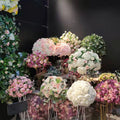 S02397 Wedding Rose Peony Flower Ball Table Centrepiece White pink Flower Ball Wedding Centerpiece for Wedding Table Arrangement