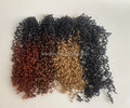 Yanky Twist Premium Synthetic High Temperature Fiber Dreadlocs Crochet Hair 14 Inch Pre-Twisted Passion Twist Curly Ends