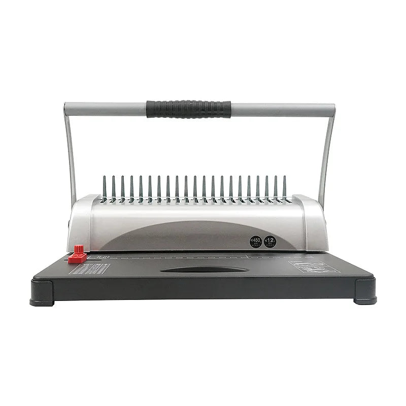 Perfect A4 Rubber Ring Binding Machine 21 Holes Comb Book Binding Machine for Office