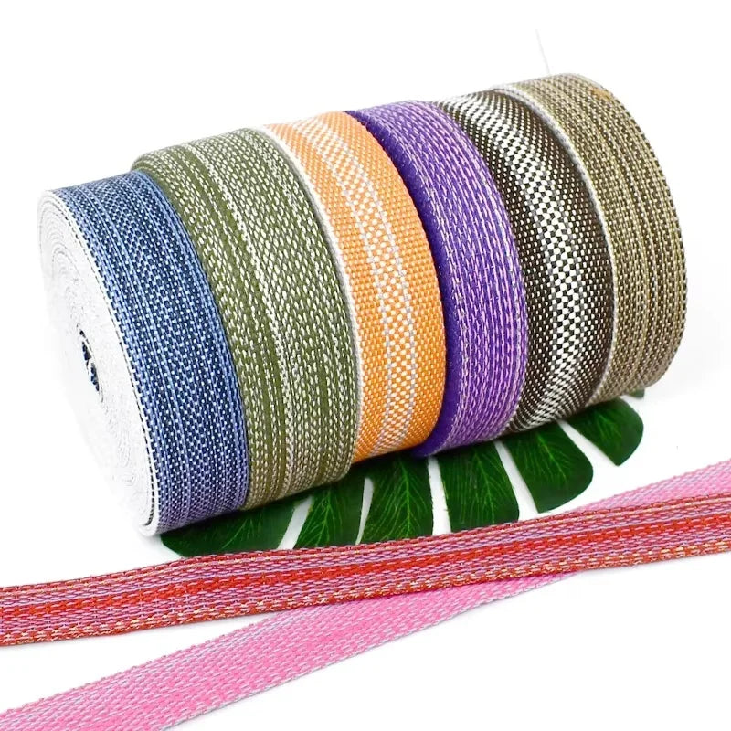 Meetee RD193 20mm Garment Accessories DIY Handmade Sewing Material Cotton Braided Strap Decorative Webbing for Bag Belt Hat