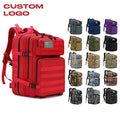 Custom Logo Oxford 900D Waterproof Sports Gym Bag Workout Molle Tactical Fitness Backpack for Bodybuilder
