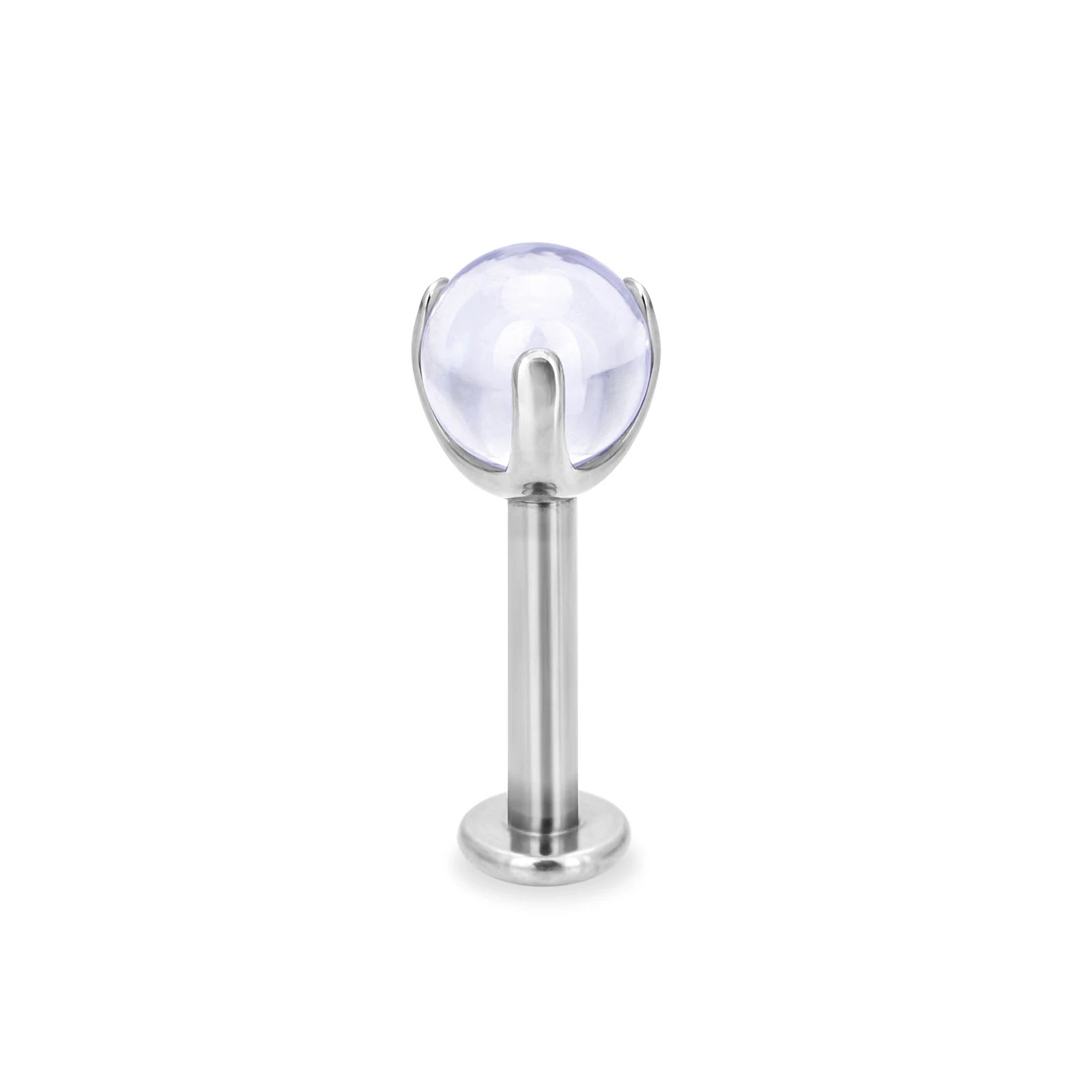 Hot Selling ASTM F136 Titanium Labret Body Jewelry Colorful Internal Threaded Lip Ear Fashionable Weddings Engagements Orthodox
