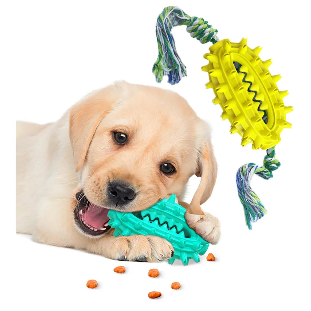 ZMaker Dog Toothbrush Stick Multifunction Pet Biting Chewing Toy for Agressive Chewing