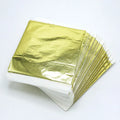Gilding Gold Leaf for Arts&Crafts Furniture Taiwan Champagne Gold Foil Imitation Gold Leaf Foil Paper Sheets 14*14 cm