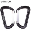 12kn Aluminum Camping Carabiner Hooks for Dog Leashes Frog Carabiner Clips for Outdoor Adventures