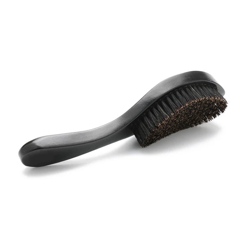 Wholesale Private Label Wooden Paddle Boar Bristle 360 Waved Beard Brush Soft Medium Hard Bristle
