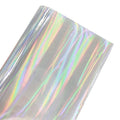 Wholesale Custom Printed  Holographic Plastic Pvc clear Vinyl Sewable 0.5mm Colorful Fine Spot Light Column Pvc Film