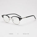 2025 Metal Half Frame Reading Glasses Men Women Fashion Transparent Presbyopic Glasses
