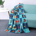 New Design Wholesale Price Custom With Logo Soft Patterned Warm Hotel Throw Blankets Christmas Gift Polar Flannel Blanket