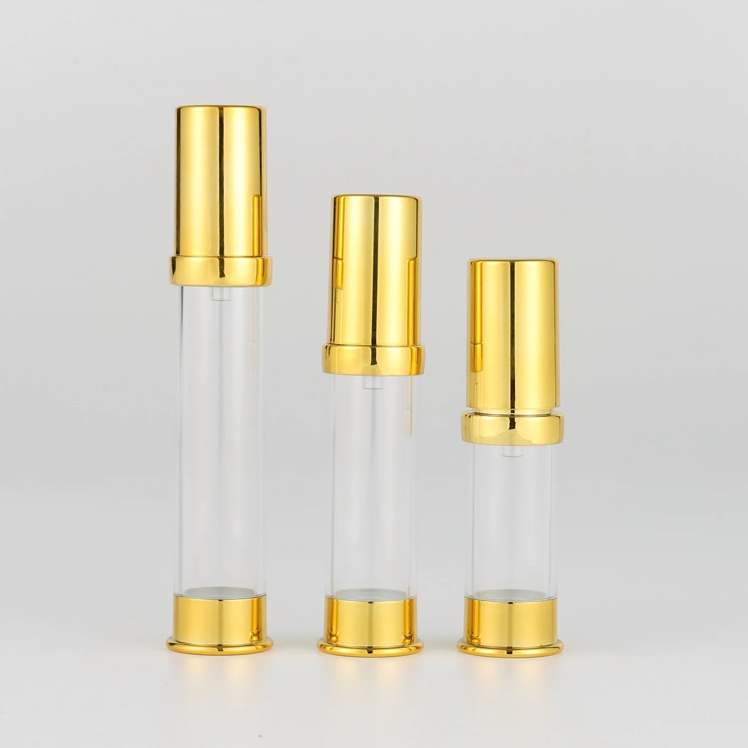 In Stock 5ml 10ml 15ml Mini Atomizer White Head Mist Airless Spray Bottle Packaging Cosmetic Face Cream Acrylic Pump Bottle