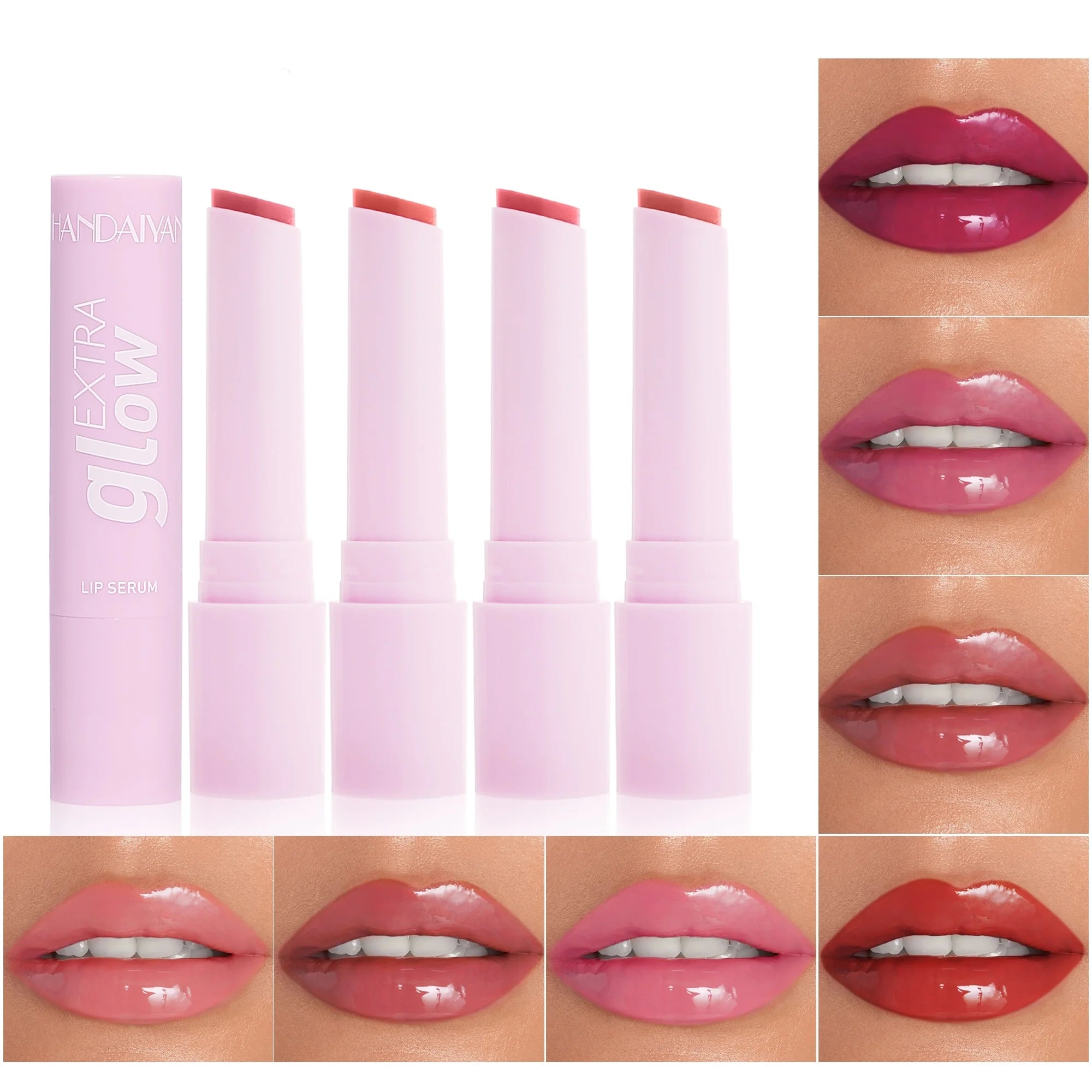 HANDAIYAN No-Sticky Soft Comfortable Lip Balm Super Smooth Vegan Formula Super Moisturizing Lipstick Cream