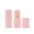 Lipstick Packaging Container Round Matte Frost Pink Direct Filling Empty Cosmetic Herbal Puccoon Mint Cream Stick Tube 6g