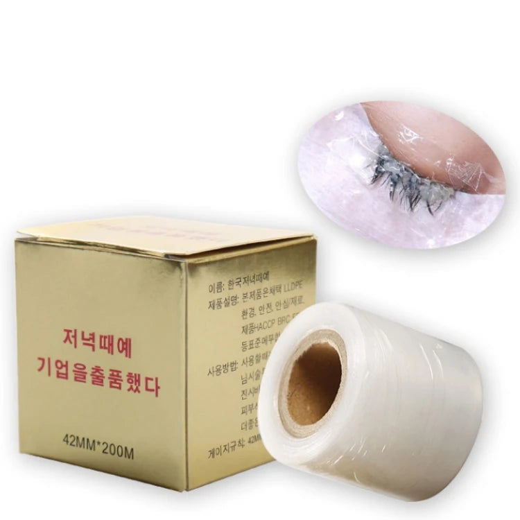 Lashes Grafting Tools Eyelash Remover Plastic Wrap Wrapping Machine Disposable Eyebrow Plastic Wrap with Microblading