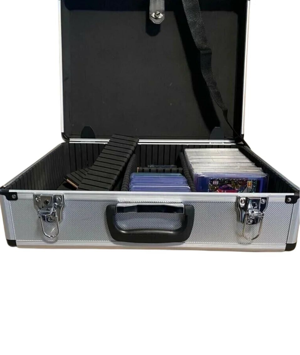 Aluminum Graded Card Storage Box Heavy Duty Case Slab Holder & Protector P-S-A B-G-S Poke-mo