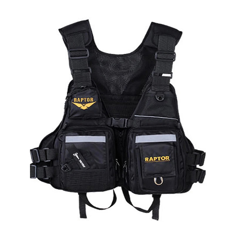Fjord Floating Fishing Vest Life Jacket Fishing Buoyancy Life Suit  Multi Pocket for Rock Fishing