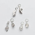 Hot Sales 925 Sterling Silver Conch Shell Pendant for Jewelry Necklace Making Charms