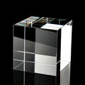 Optical Prism 6cm K9 Crystal Cube Blank Glass Photography Accessory Desktop Decoration