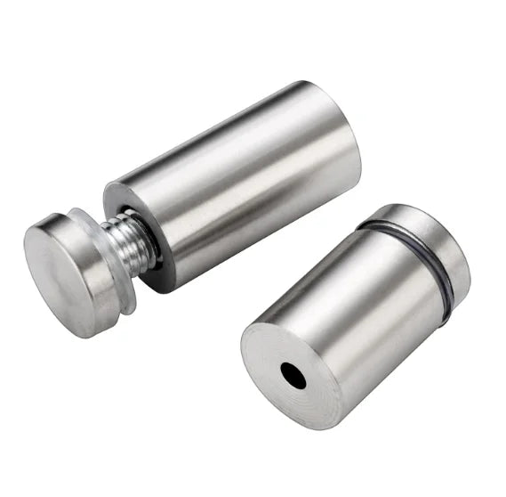 12mm 16mm 19mm 25mm Stainless Steel 304 Glass Shelf Support Standoff Pins Advertising Fixing Screws