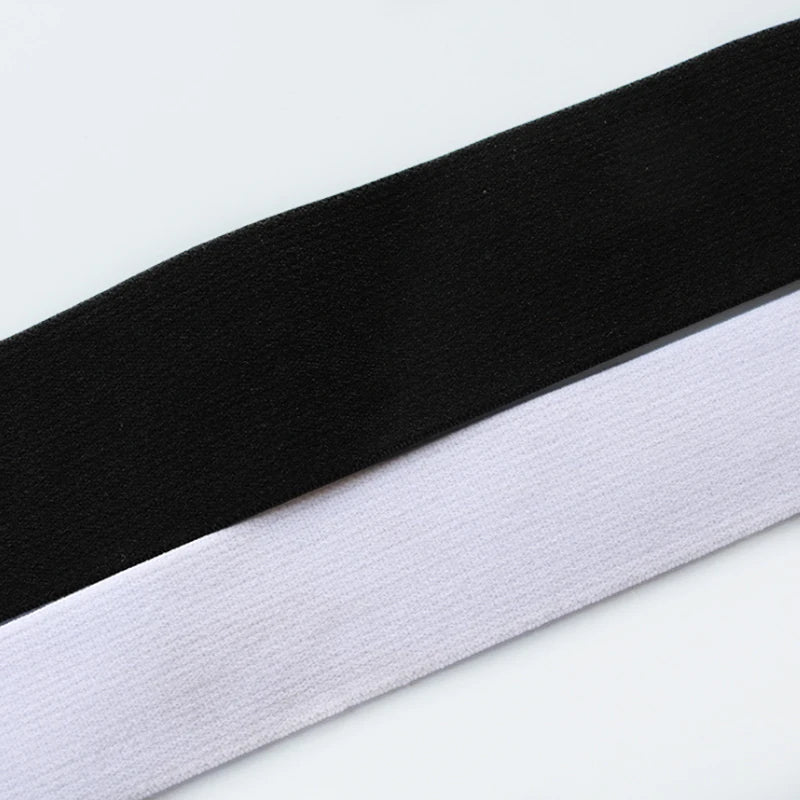 Stock Width 2cm to 6cm Plush Nylon Rubber Soft Elastic Band Tape Embroidered Technics MOQ 50 Yards