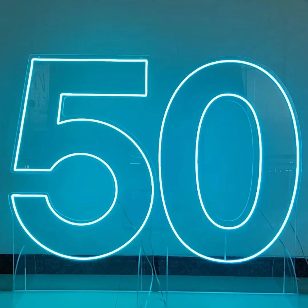 Winbo Small Led Numbers Neon Marquee Sign Letters Table Happy Birthday Wedding Party Even Decor Custom Neon Light Sign