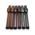 Wholesale  Price 2 Hole Pool Cue Case Stick Cue Rod Holding Bag 1B1S 1/2 Billiard Cue Leather Bag  Random Colors for Sale