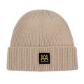 Customizable Different Logo Unisex Cuff Winter Rib Knitted Beanie Hat Embroidery Short Street Wear Beanies Cap