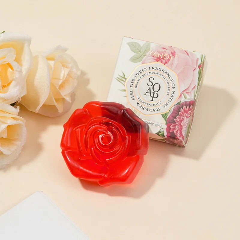 Hot Sell 2024 New Product  Women Private Parts Black Remove bar Soap Yoni Rose Soap