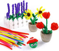 100pcs/bundle 9mm Chenille Wire Pipe Cleaner Thick Glitter Pipe Cleaner Fuzzy Stick Stem Chenille Stem Pipe Cleaners for DIY