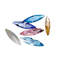 Dongzhou 35*9.5mm Navette Fancy Stone Pointback K9 Glass Rhinestones Wholesale Loose Crystal Beads for Jewelry Diy Accessories