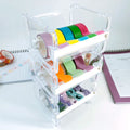 New Arrival Cute Office Clear Washi Tape Dispenser with Tape Cutter Custom