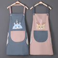 Advertising Apron Printed in Korean Version Home Kitchen Waterproof Apron Hand Wiping Apron