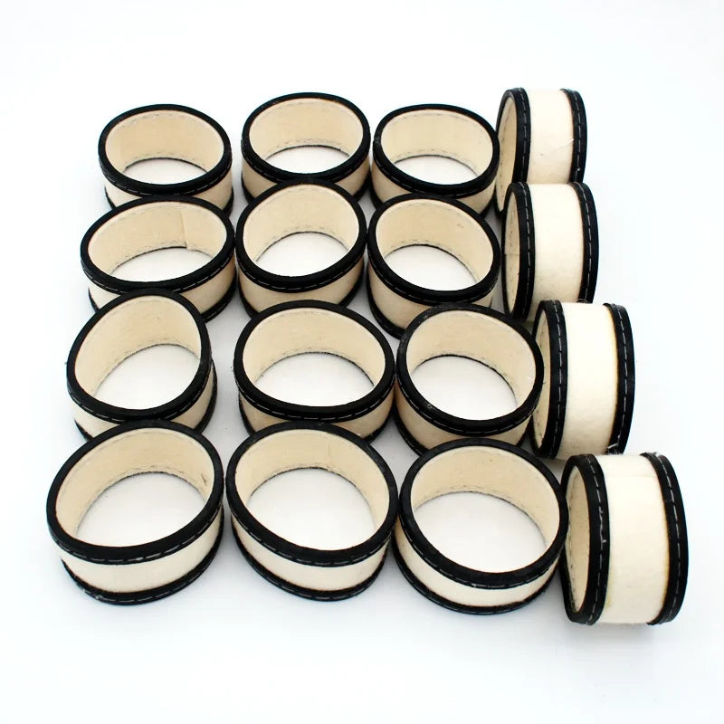 16pcs 57.2mm Wool Round Ring Ball Cleaner Pads Pool & Billiard Machine Accessory Snooker & Billiard Products