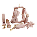 S-XL Custom No Pull Dog Harness and Leash Set Luxury Durable Puppy Accessories Yorkshire Teddy Pit Bug Leads and Collars