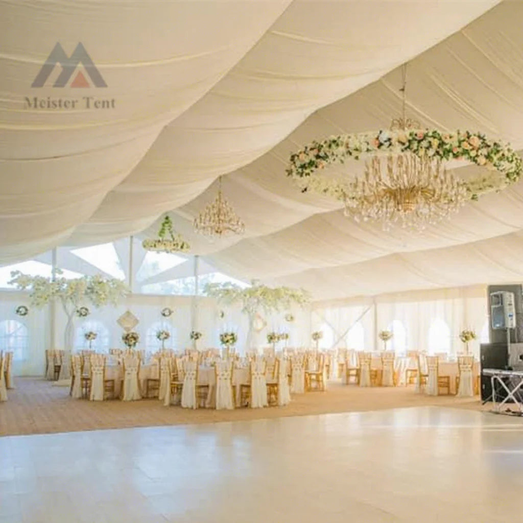 Luxury 500 People clear Top Transparent Pvc Tent Marquee for Wedding Events