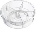 Cheap Hot-Selling Lazy Susan Cabinet Organizer with Removable Divider Popular 12 Inch Spinning Turntable Organizer with Divider