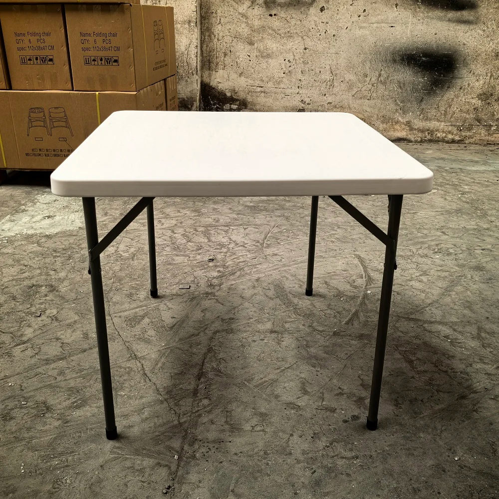 Wholesales Cheap HDPE Plastic Square Folding Table